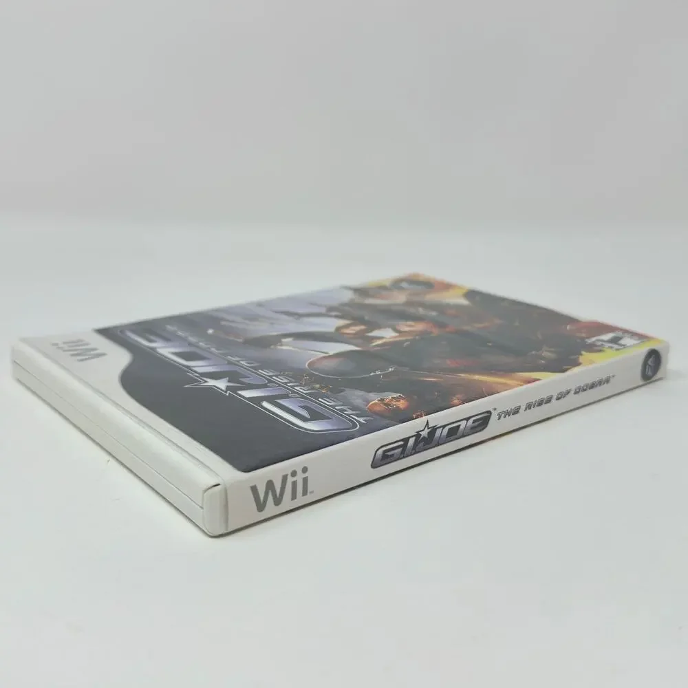 G.I.JOE The Rise Of Cobra Wii Game Complete Case Disc Manual EA Hasbro Teen CIB